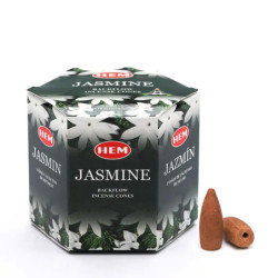 Conuri parfumate Hem Jasmine Backﬂow Cone Hem 40 buc  | Ventani importator Hem India